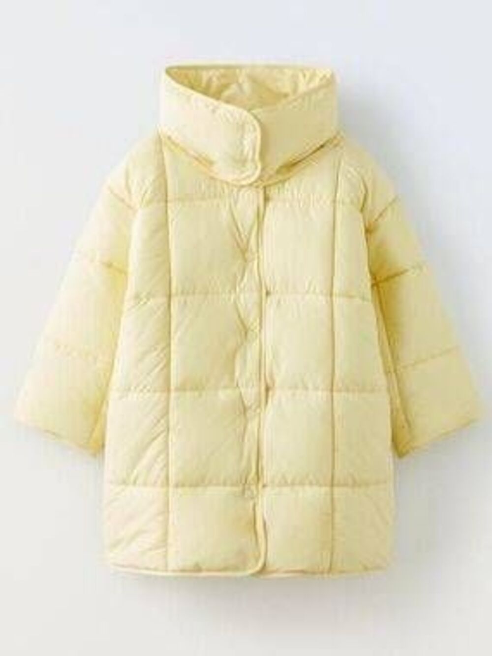 NWT Zara Kids yellow puffer Jacket 8-9